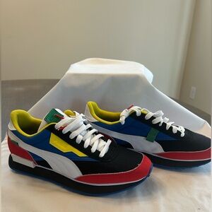 Puma Future Rider Men's Multicolor Sneakers Men 8 / Women 9.5 PreOwned Excellent
